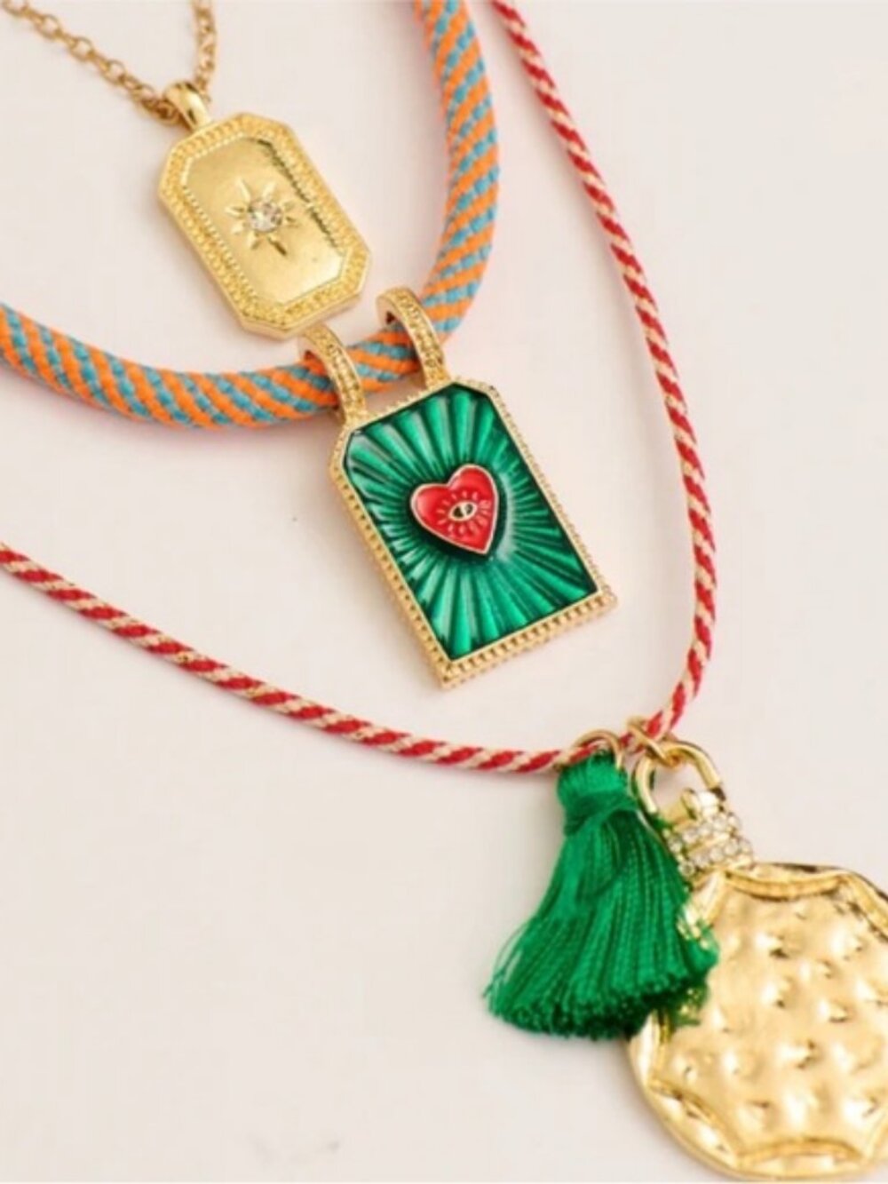 New! The Lola Charm Necklace Stack Set (3024) NWOT